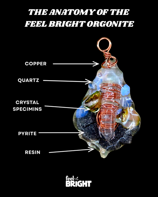 Feel Bright Orgonite Pendant – Custom Order