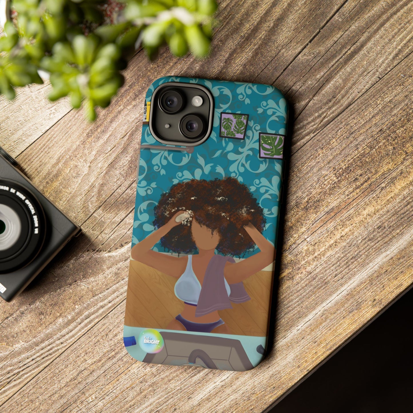 Me Time Tough Cases: Artistic Phone Case for Self-Care and Empowerment