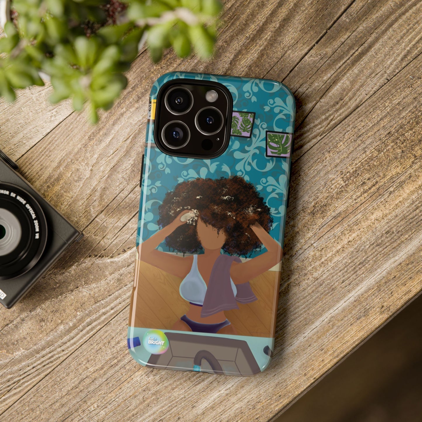 Me Time Tough Cases: Artistic Phone Case for Self-Care and Empowerment