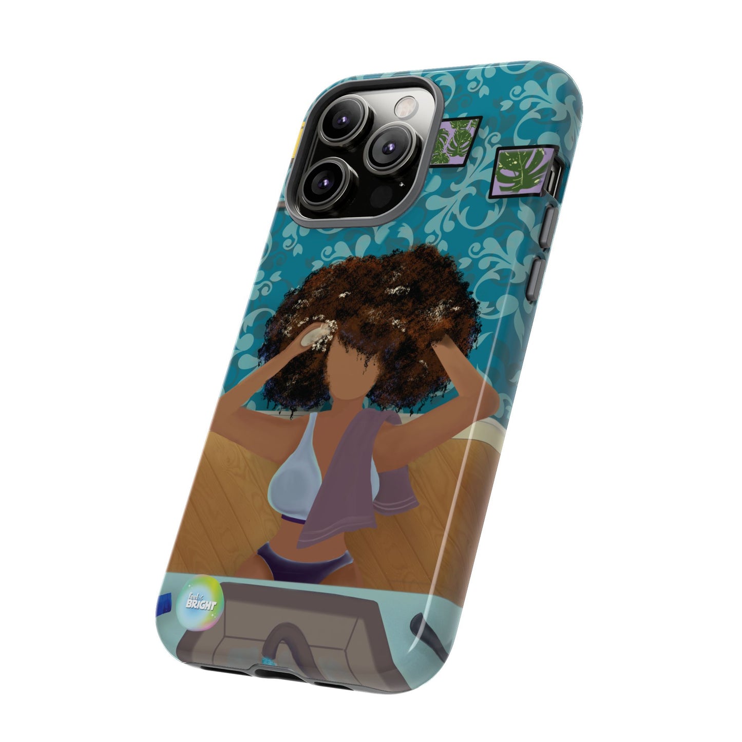Me Time Tough Cases: Artistic Phone Case for Self-Care and Empowerment