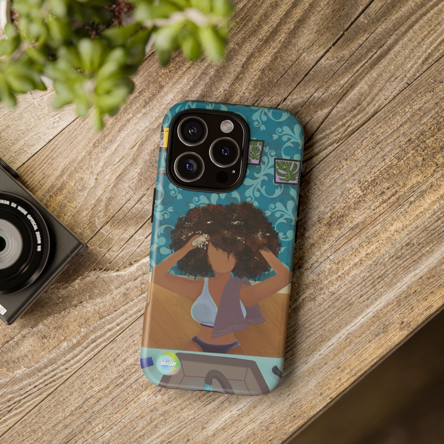 Me Time Tough Cases: Artistic Phone Case for Self-Care and Empowerment