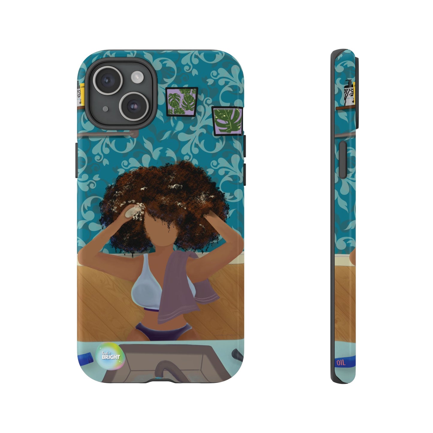 Me Time Tough Cases: Artistic Phone Case for Self-Care and Empowerment