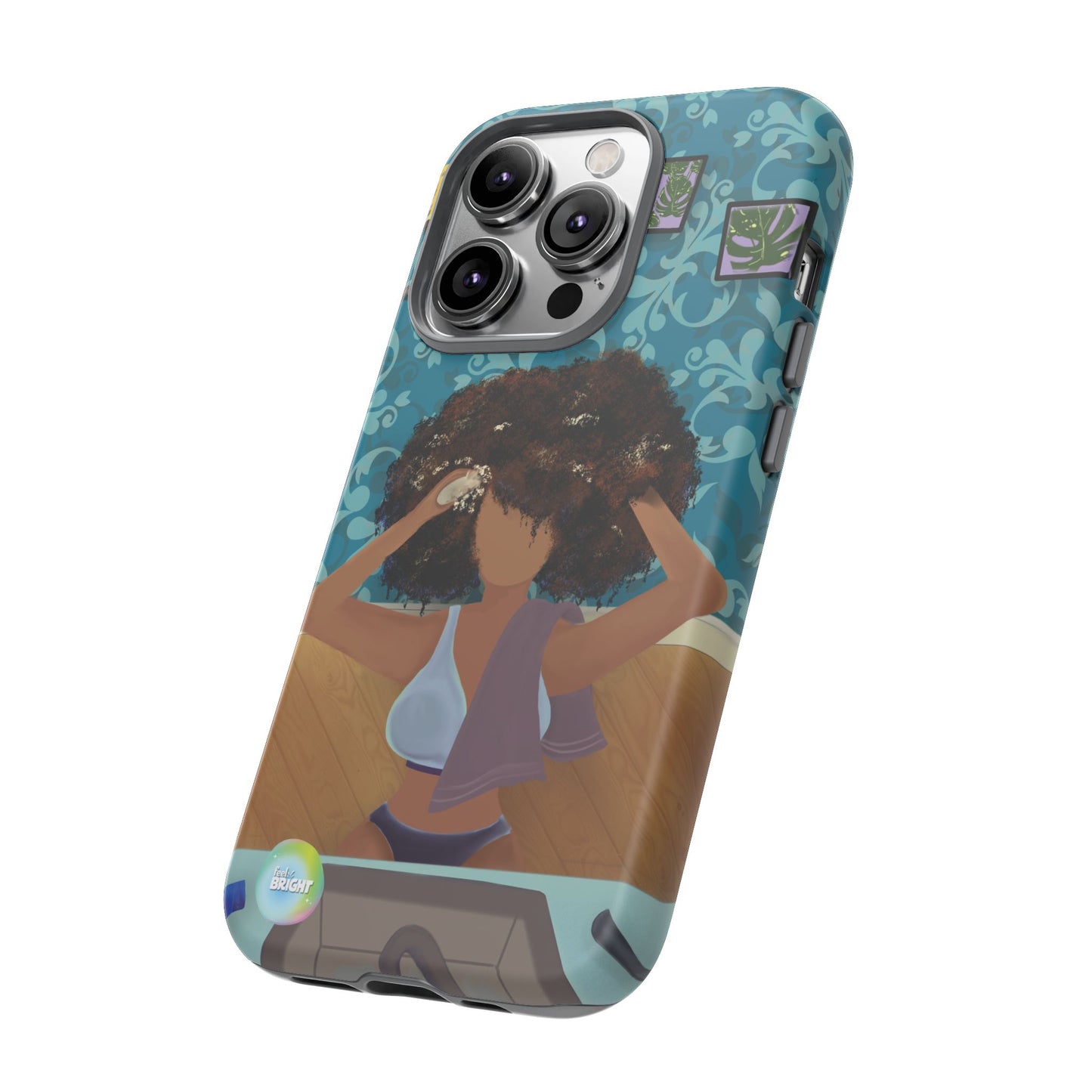 Me Time Tough Cases: Artistic Phone Case for Self-Care and Empowerment