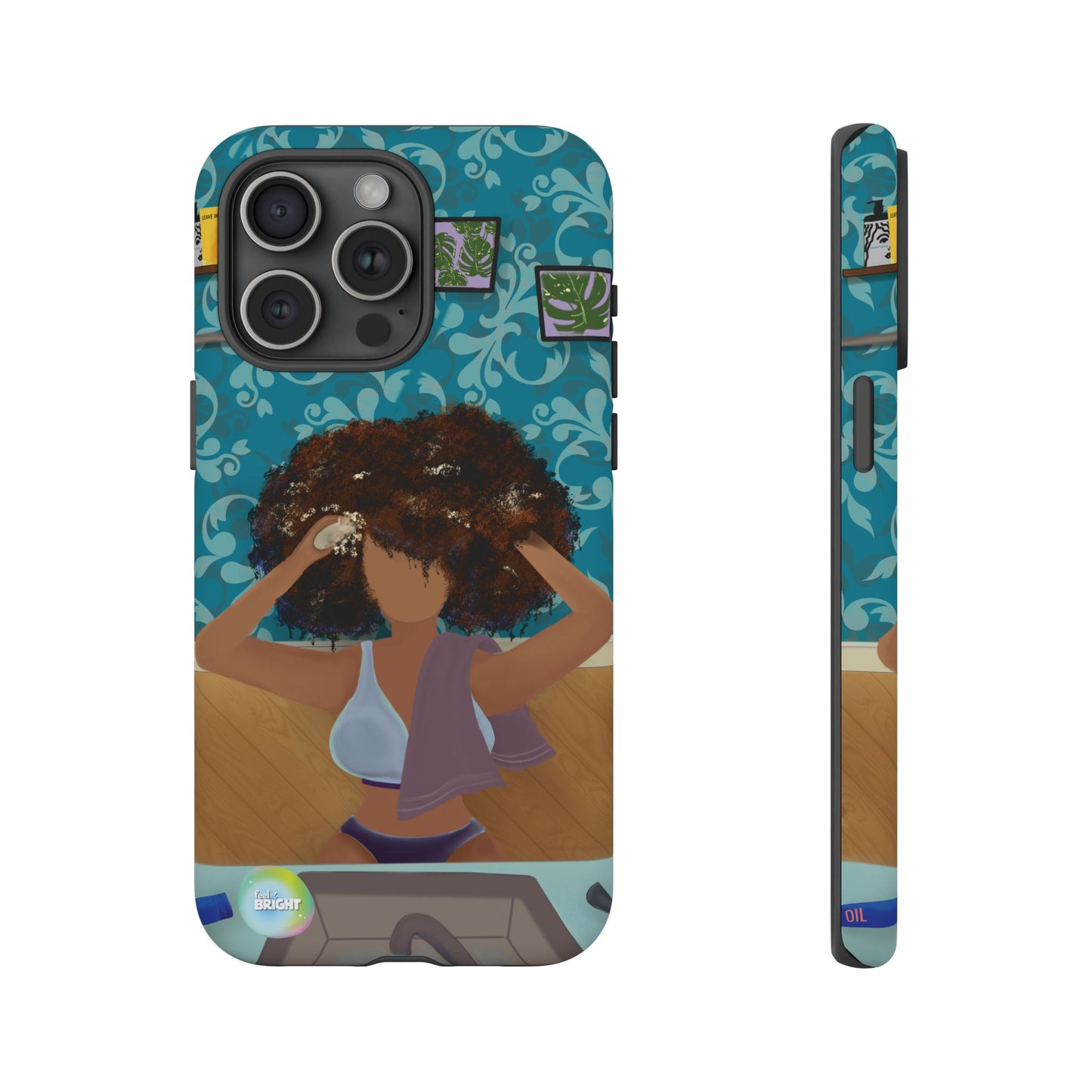 Me Time Tough Cases: Artistic Phone Case for Self-Care and Empowerment