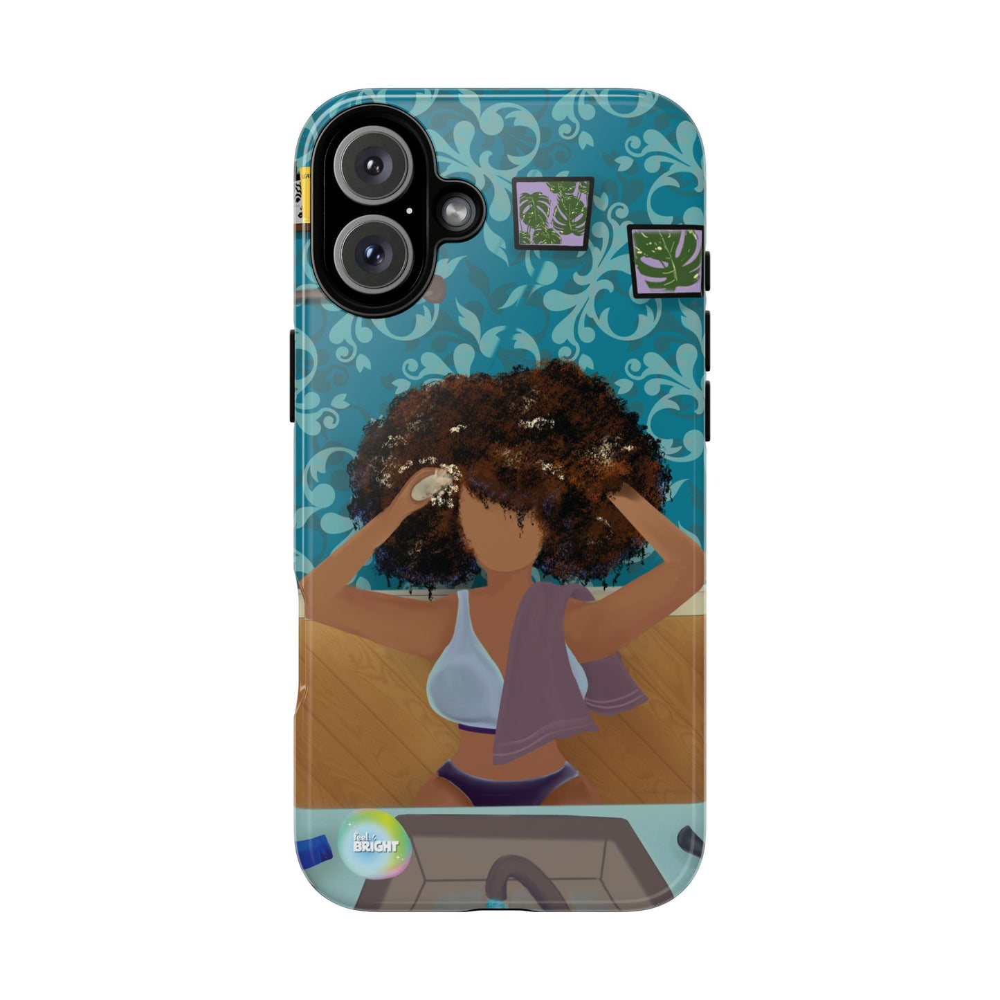 Me Time Tough Cases: Artistic Phone Case for Self-Care and Empowerment