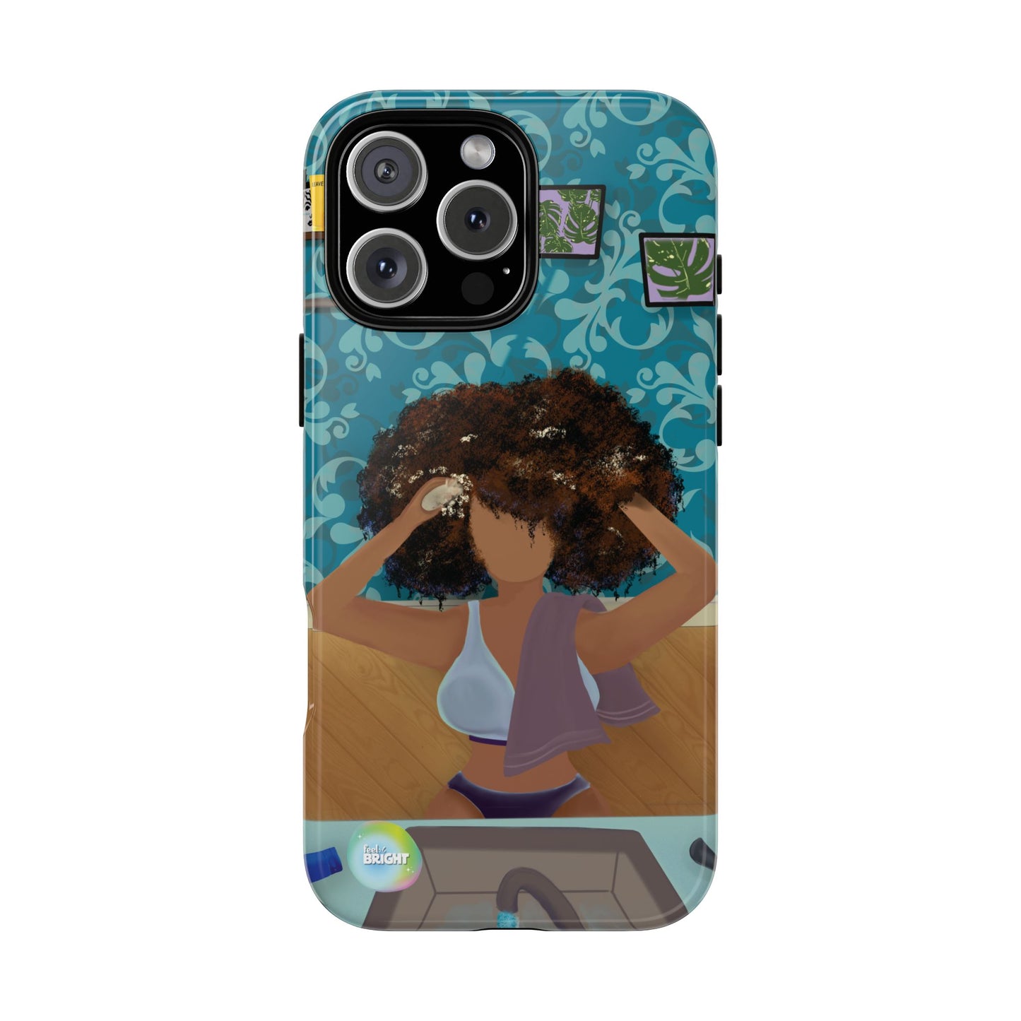 Me Time Tough Cases: Artistic Phone Case for Self-Care and Empowerment
