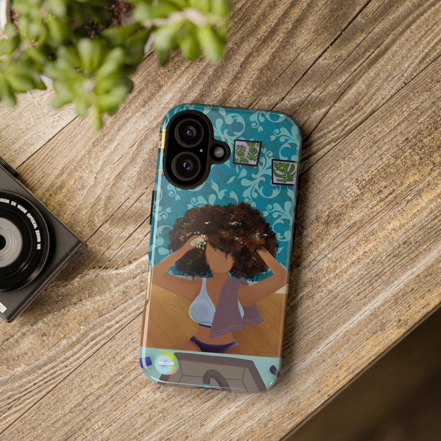 Me Time Tough Cases: Artistic Phone Case for Self-Care and Empowerment
