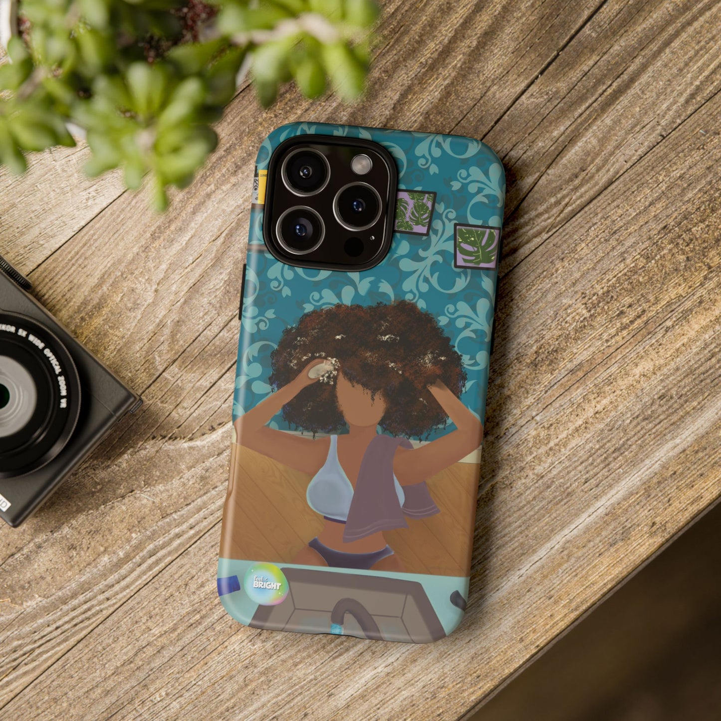 Me Time Tough Cases: Artistic Phone Case for Self-Care and Empowerment