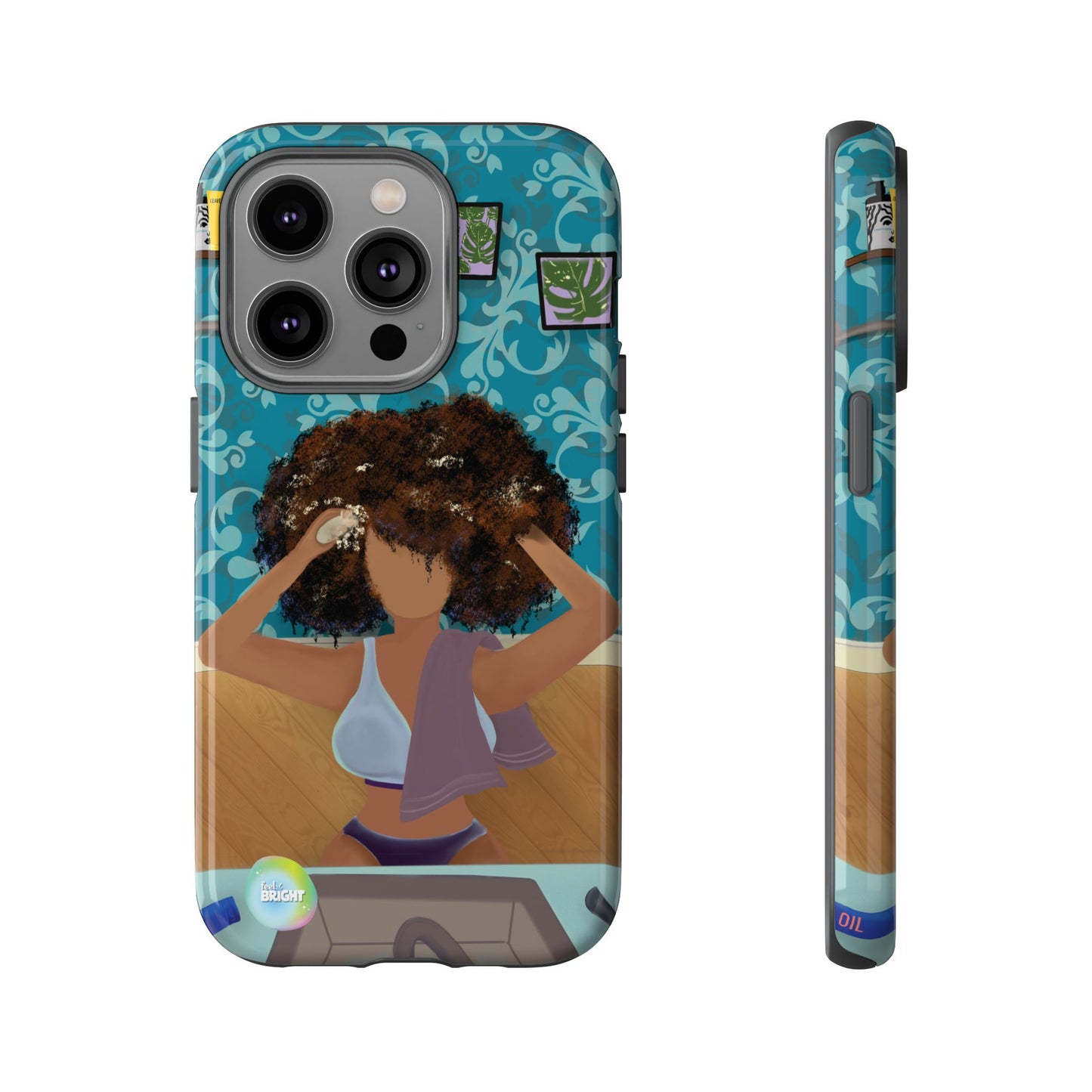 Me Time Tough Cases: Artistic Phone Case for Self-Care and Empowerment