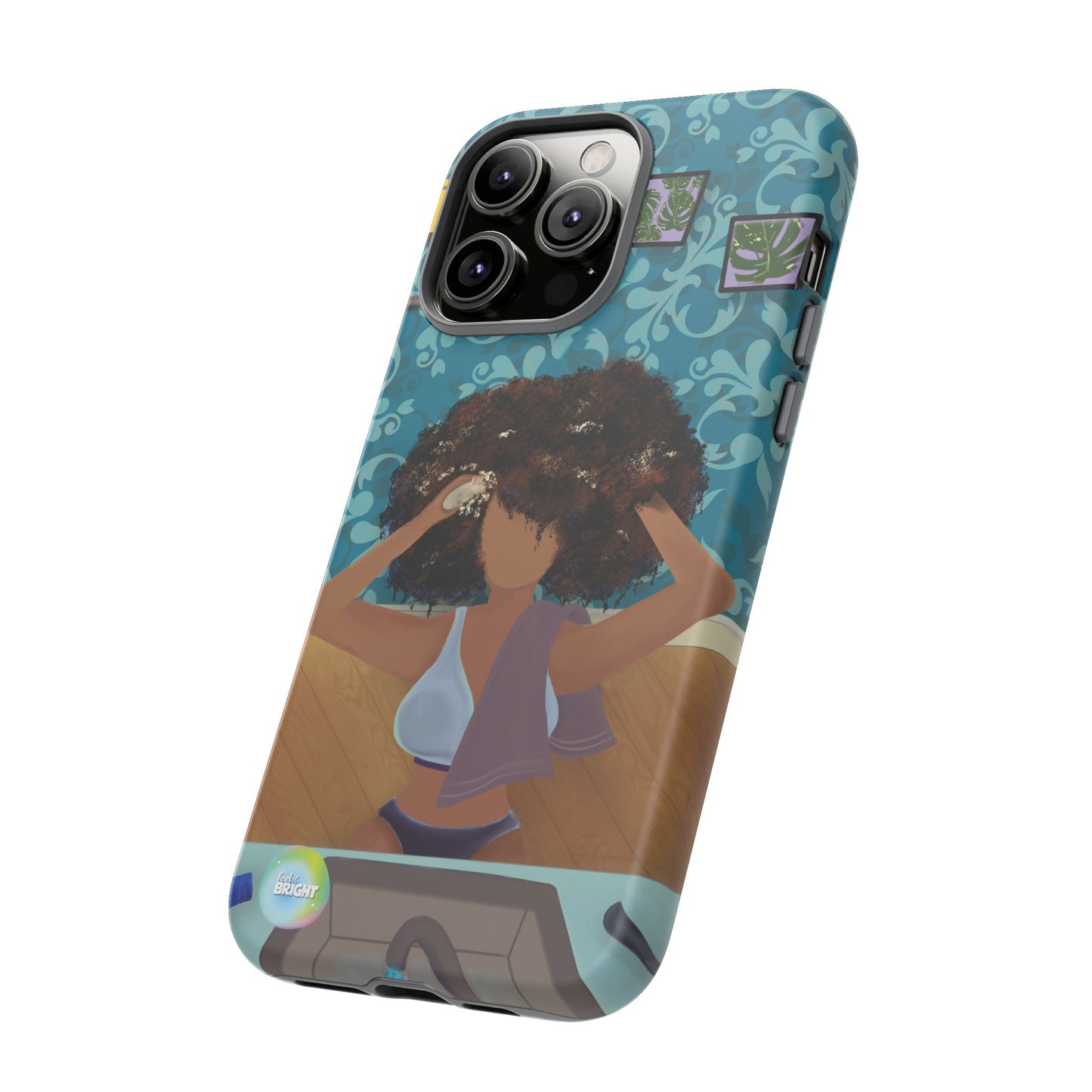 Me Time Tough Cases: Artistic Phone Case for Self-Care and Empowerment
