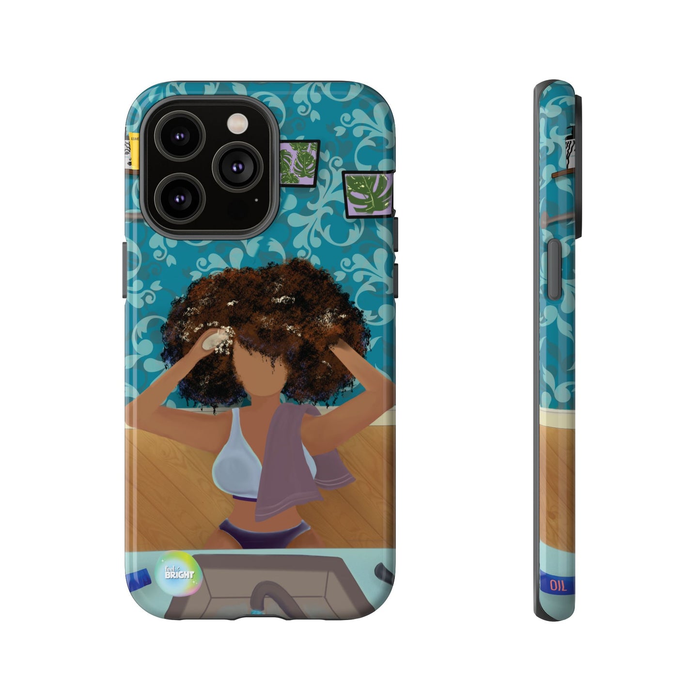 Me Time Tough Cases: Artistic Phone Case for Self-Care and Empowerment