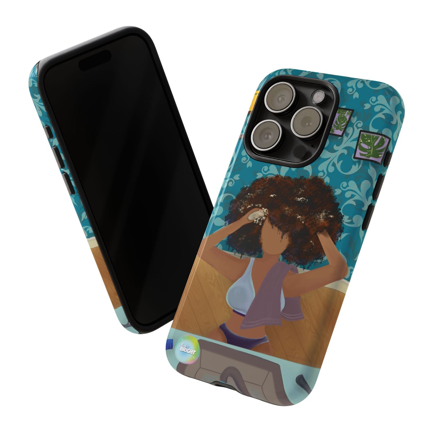 Me Time Tough Cases: Artistic Phone Case for Self-Care and Empowerment