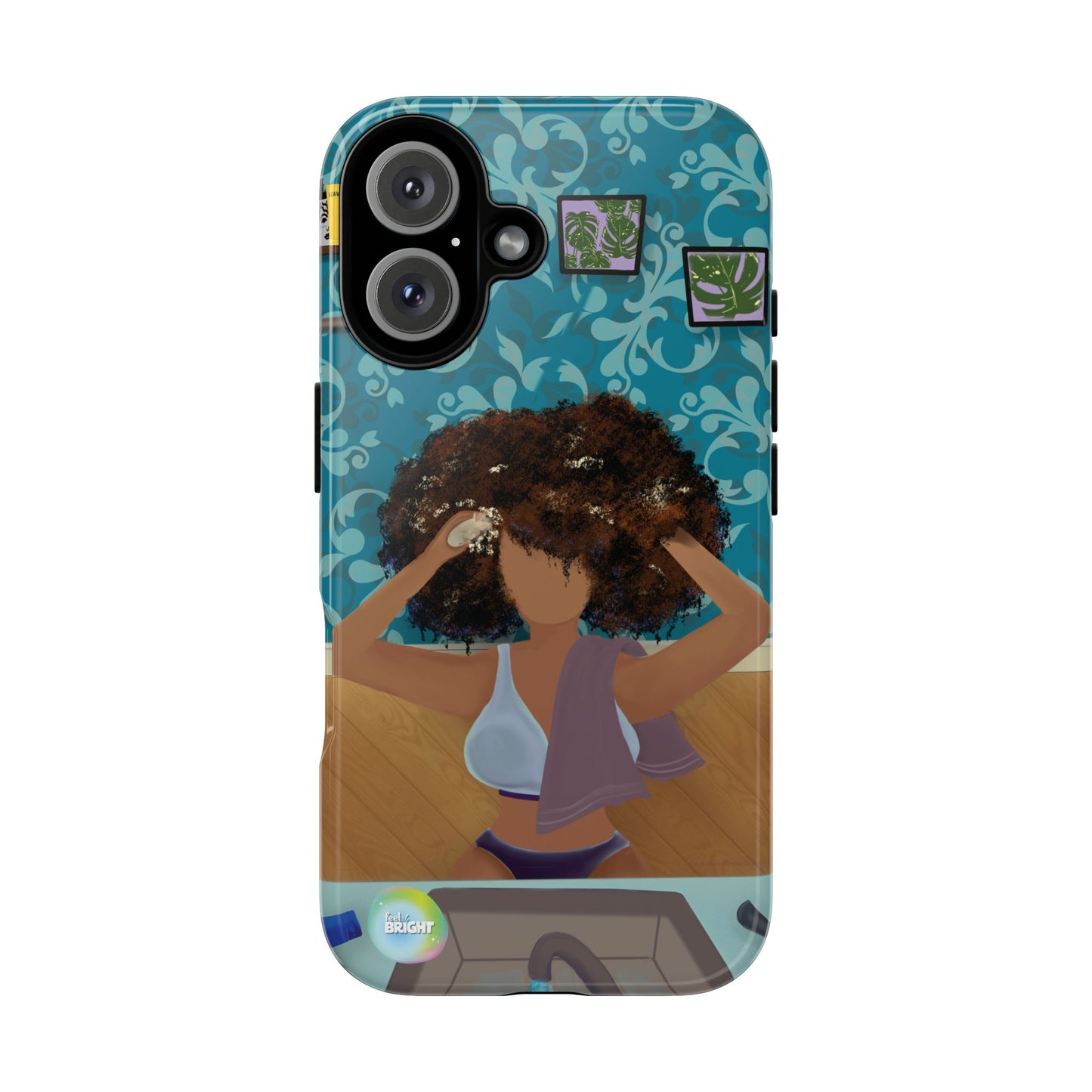 Me Time Tough Cases: Artistic Phone Case for Self-Care and Empowerment
