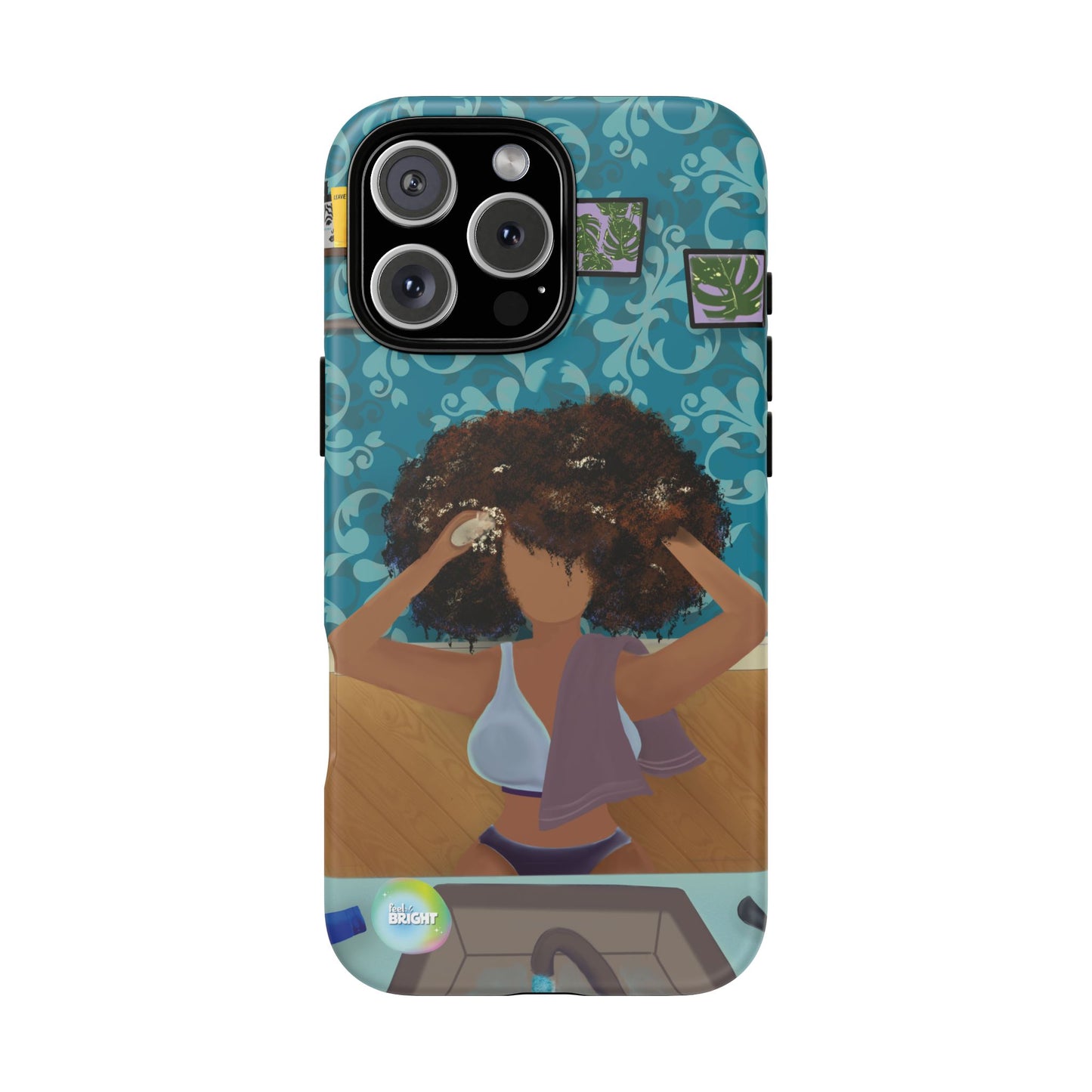 Me Time Tough Cases: Artistic Phone Case for Self-Care and Empowerment