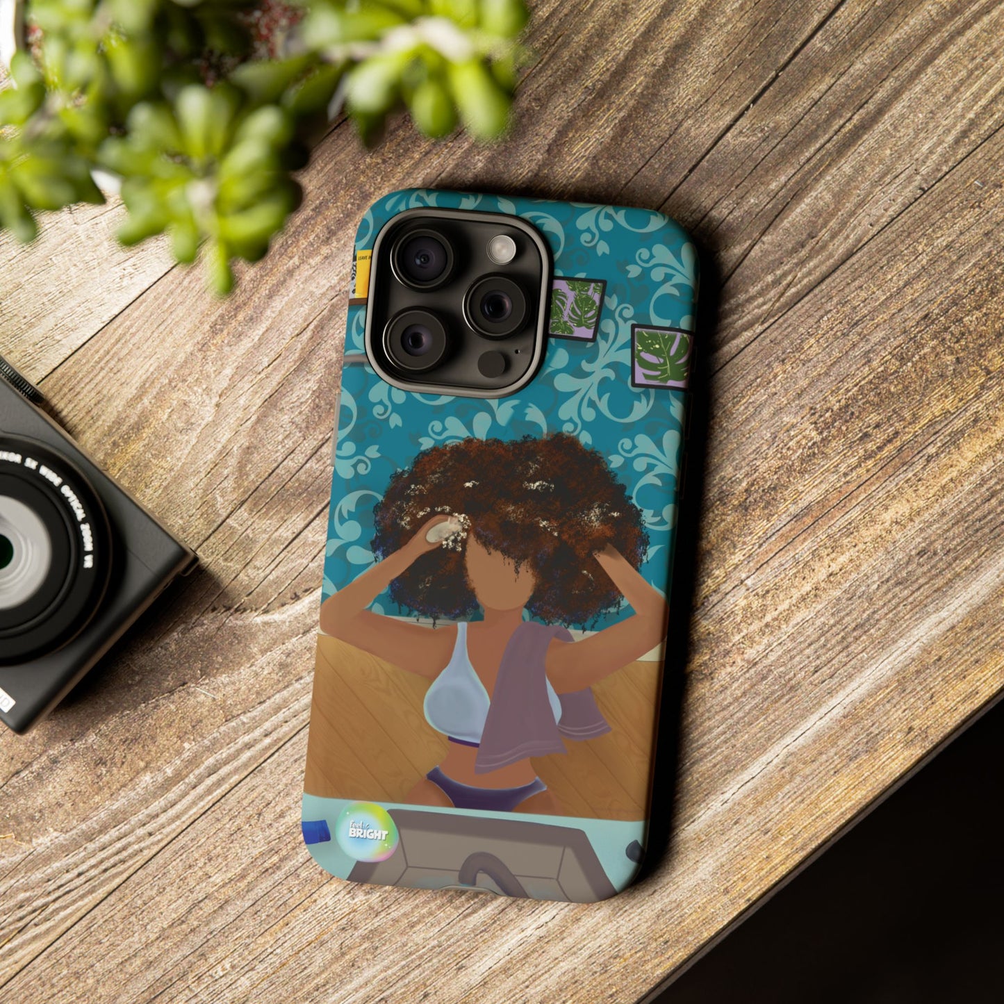 Me Time Tough Cases: Artistic Phone Case for Self-Care and Empowerment