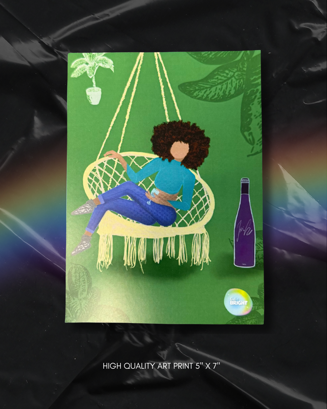 Me Time Feeling Cozy Print Series High Quality Art Print 5 x 7 Inches