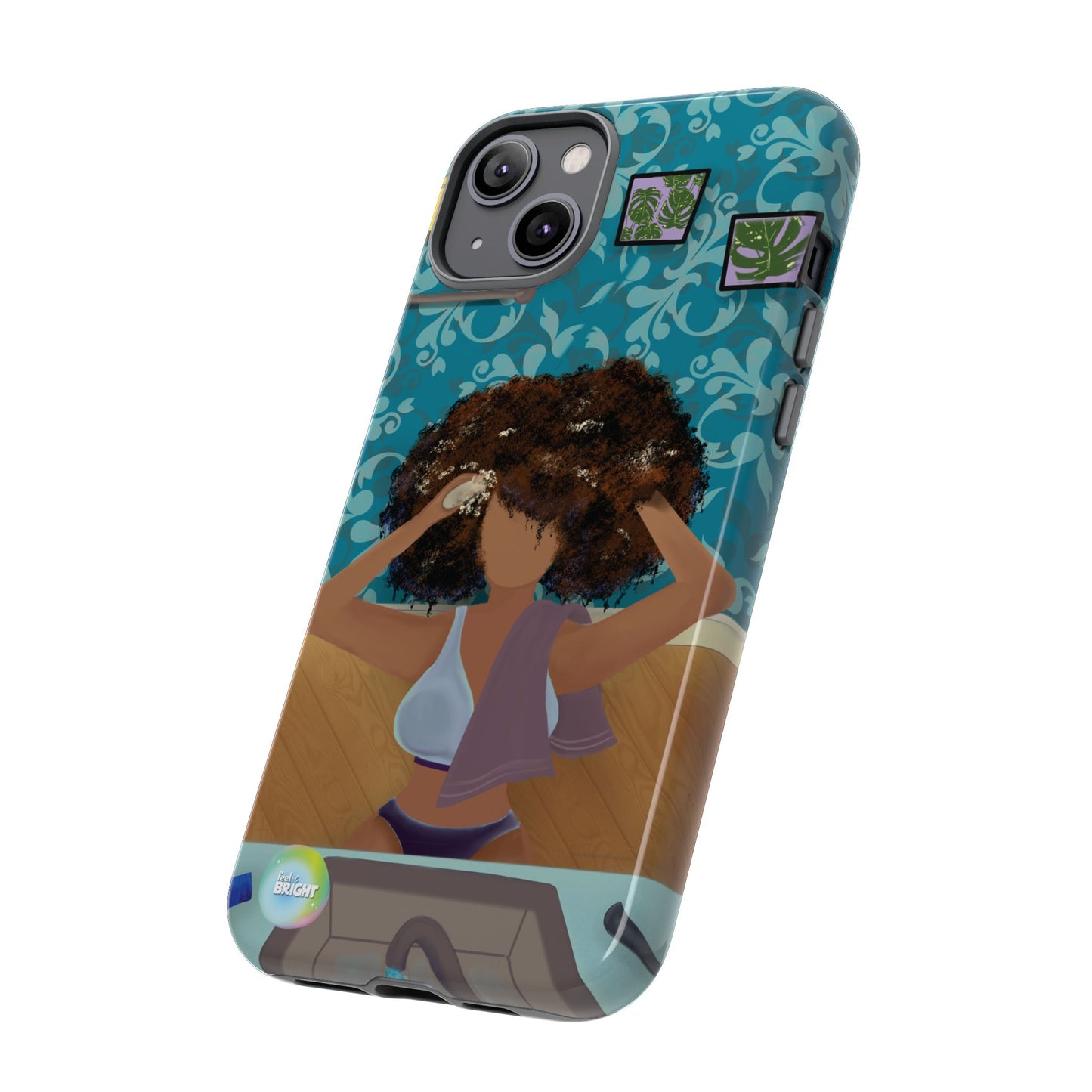 Me Time Tough Cases: Artistic Phone Case for Self-Care and Empowerment