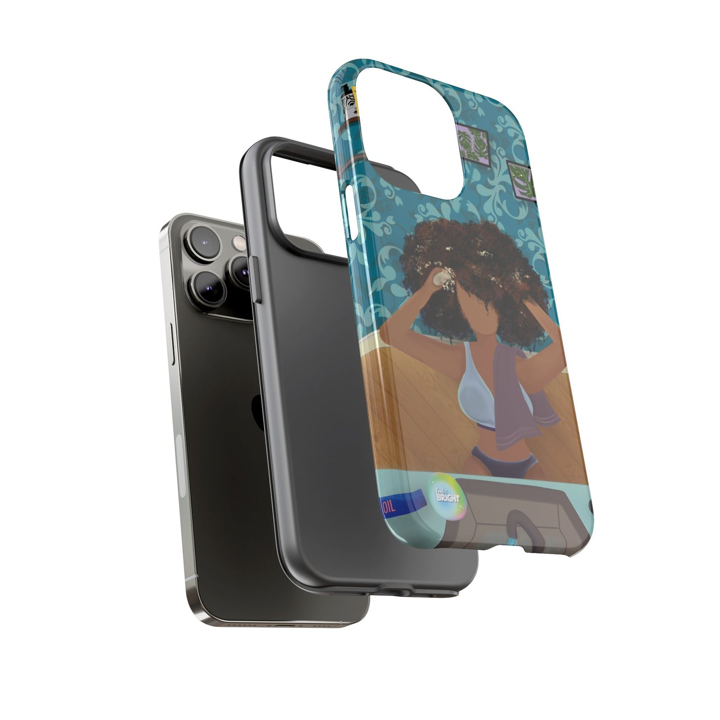 Me Time Tough Cases: Artistic Phone Case for Self-Care and Empowerment