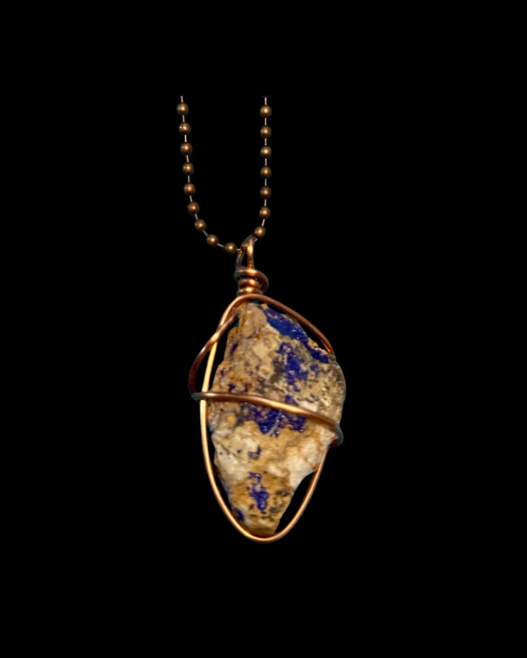 Azurite and Malachite Pendant