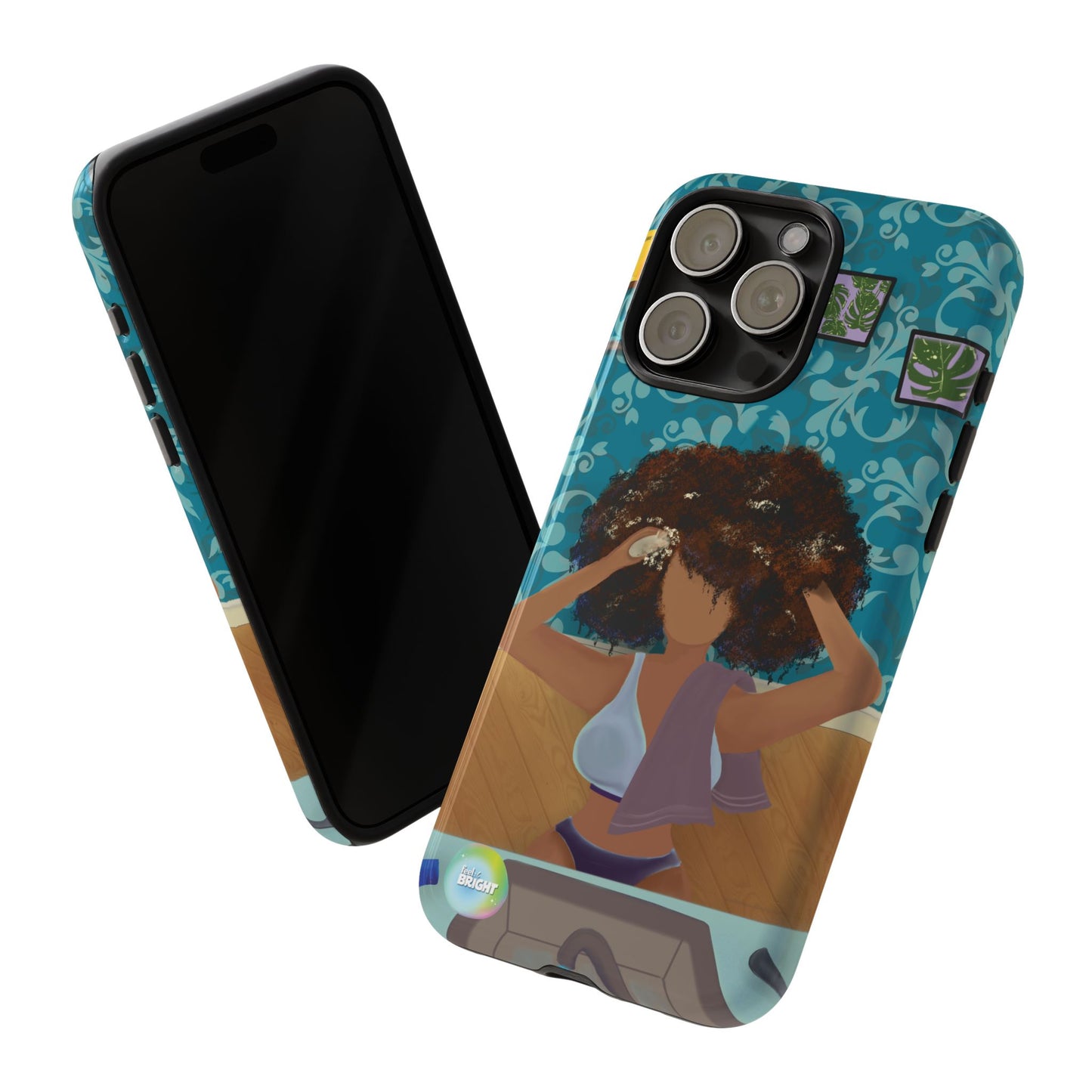 Me Time Tough Cases: Artistic Phone Case for Self-Care and Empowerment