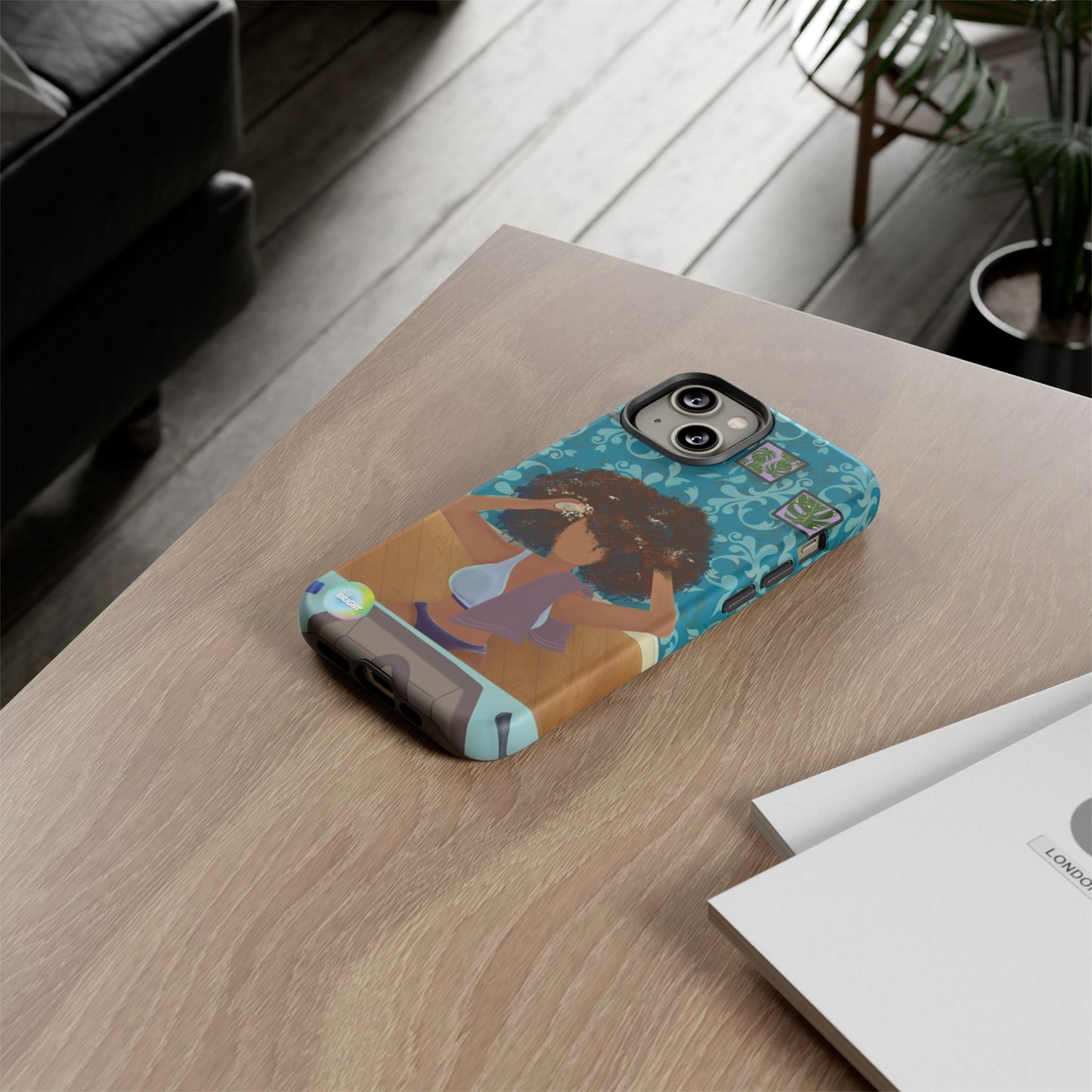 Me Time Tough Cases: Artistic Phone Case for Self-Care and Empowerment