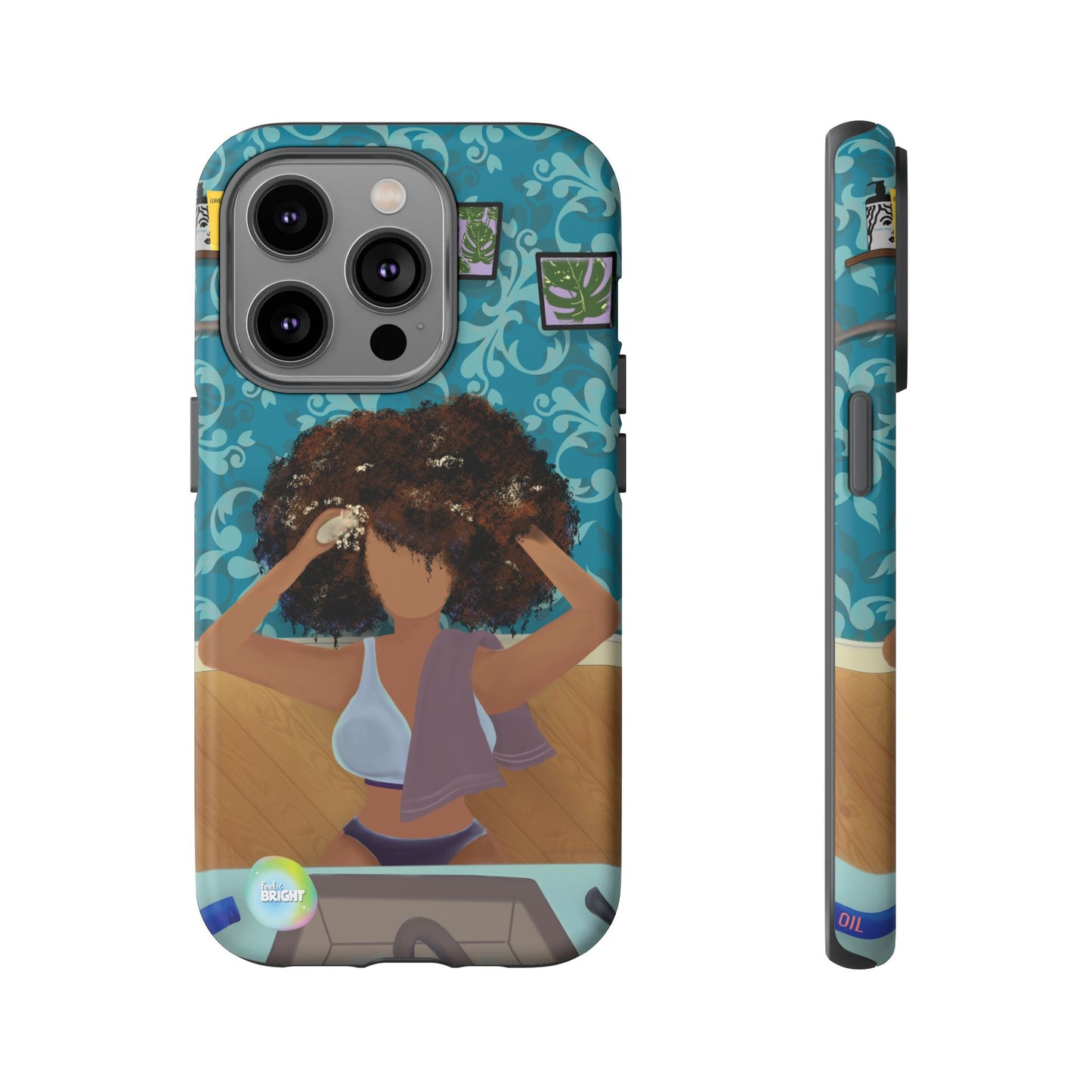 Me Time Tough Cases: Artistic Phone Case for Self-Care and Empowerment