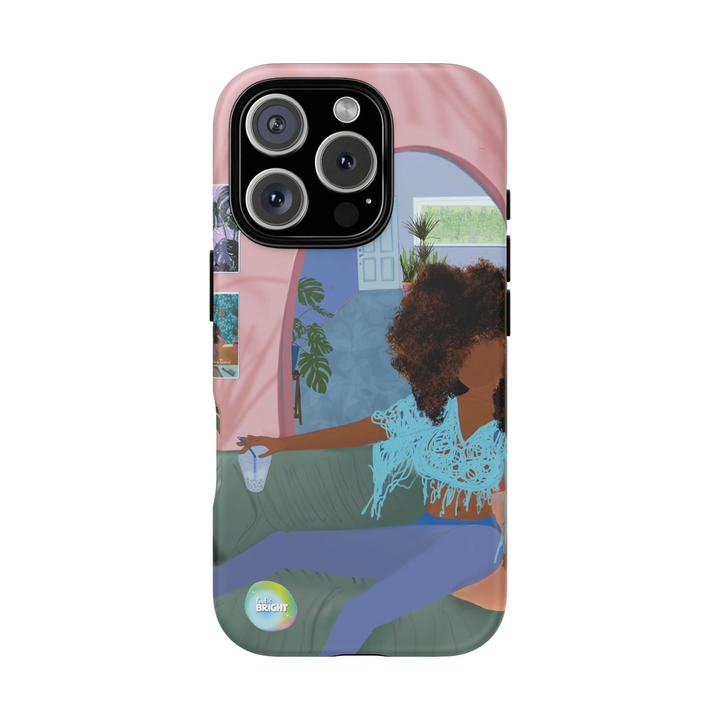 Bubble Tea Tough Cases: Artistic Phone Case for Self - Care and Empowerment - Feel BrightBubble Tea Tough Cases: Artistic Phone Case for Self - Care and EmpowermentPhone Case