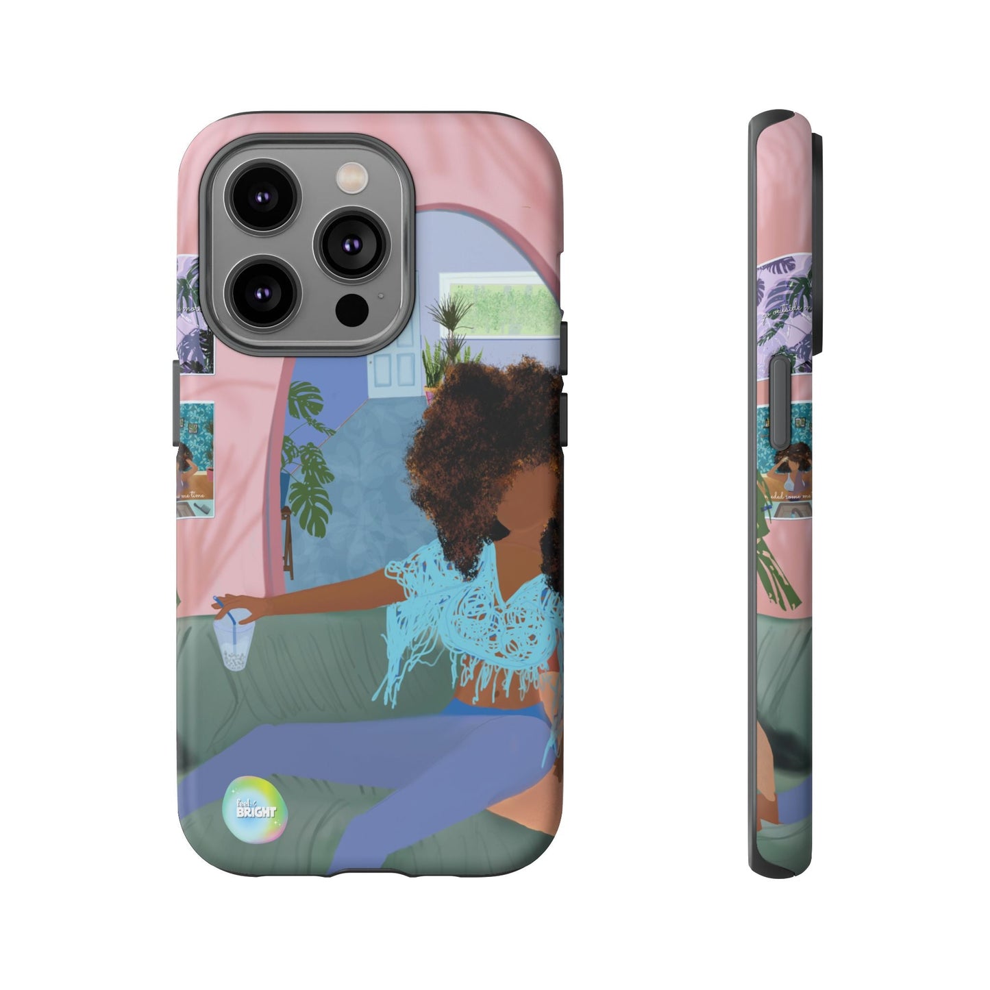 Bubble Tea Tough Cases: Artistic Phone Case for Self - Care and Empowerment - Feel BrightBubble Tea Tough Cases: Artistic Phone Case for Self - Care and EmpowermentPhone Case