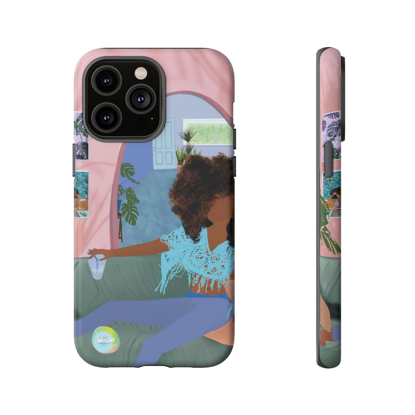 Bubble Tea Tough Cases: Artistic Phone Case for Self - Care and Empowerment - Feel BrightBubble Tea Tough Cases: Artistic Phone Case for Self - Care and EmpowermentPhone Case