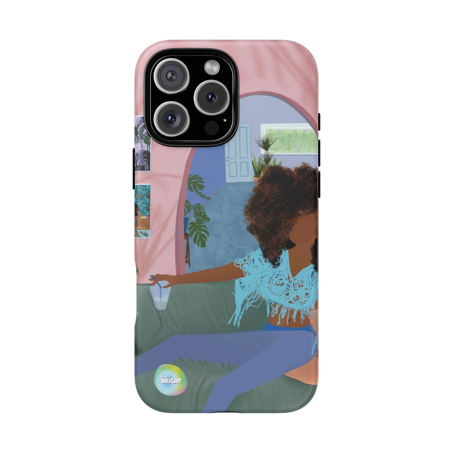 Bubble Tea Tough Cases: Artistic Phone Case for Self - Care and Empowerment - Feel BrightBubble Tea Tough Cases: Artistic Phone Case for Self - Care and EmpowermentPhone Case