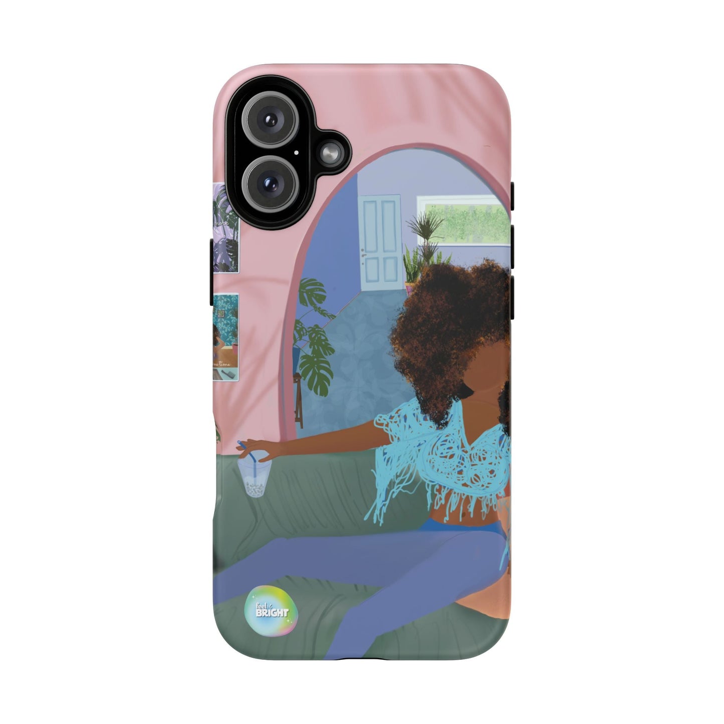 Bubble Tea Tough Cases: Artistic Phone Case for Self - Care and Empowerment - Feel BrightBubble Tea Tough Cases: Artistic Phone Case for Self - Care and EmpowermentPhone Case