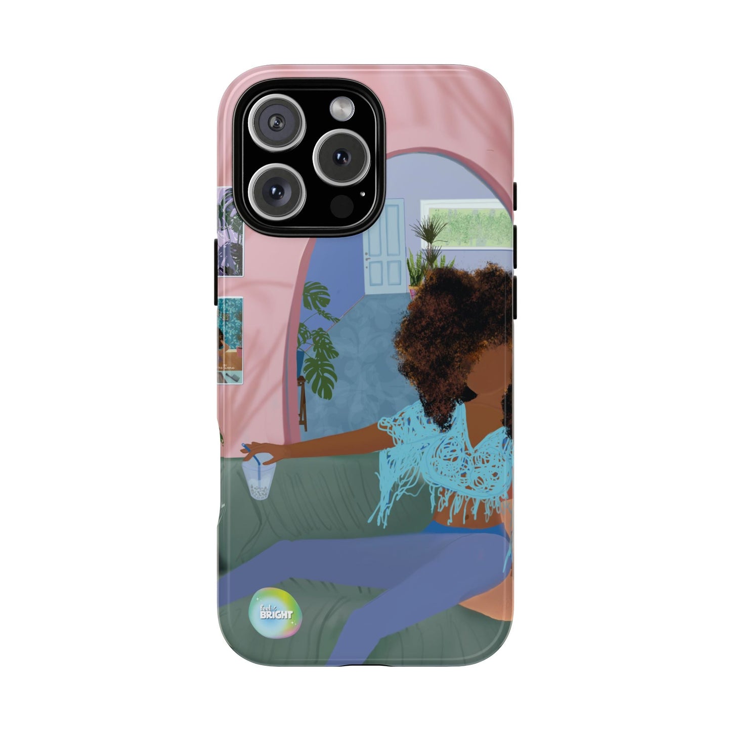 Bubble Tea Tough Cases: Artistic Phone Case for Self - Care and Empowerment - Feel BrightBubble Tea Tough Cases: Artistic Phone Case for Self - Care and EmpowermentPhone Case