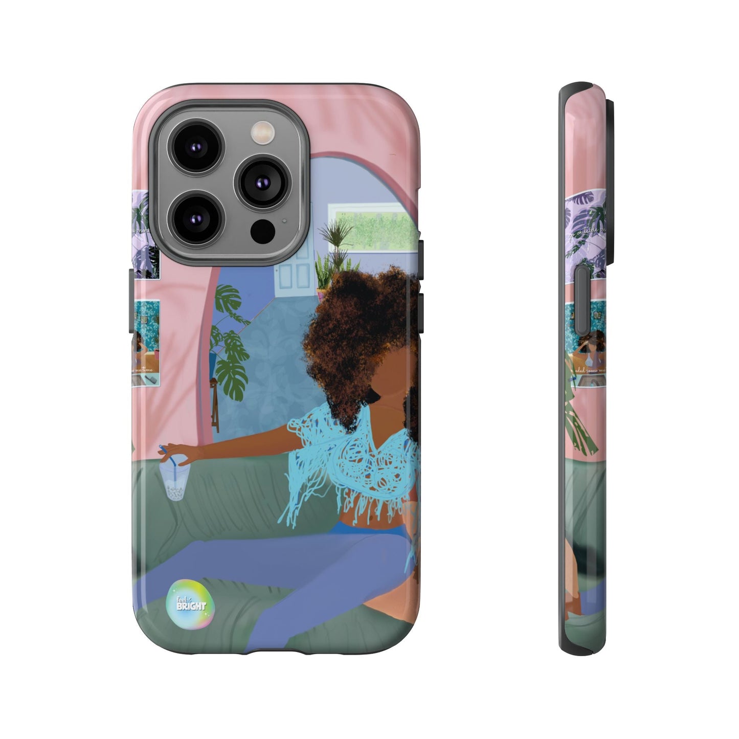 Bubble Tea Tough Cases: Artistic Phone Case for Self - Care and Empowerment - Feel BrightBubble Tea Tough Cases: Artistic Phone Case for Self - Care and EmpowermentPhone Case