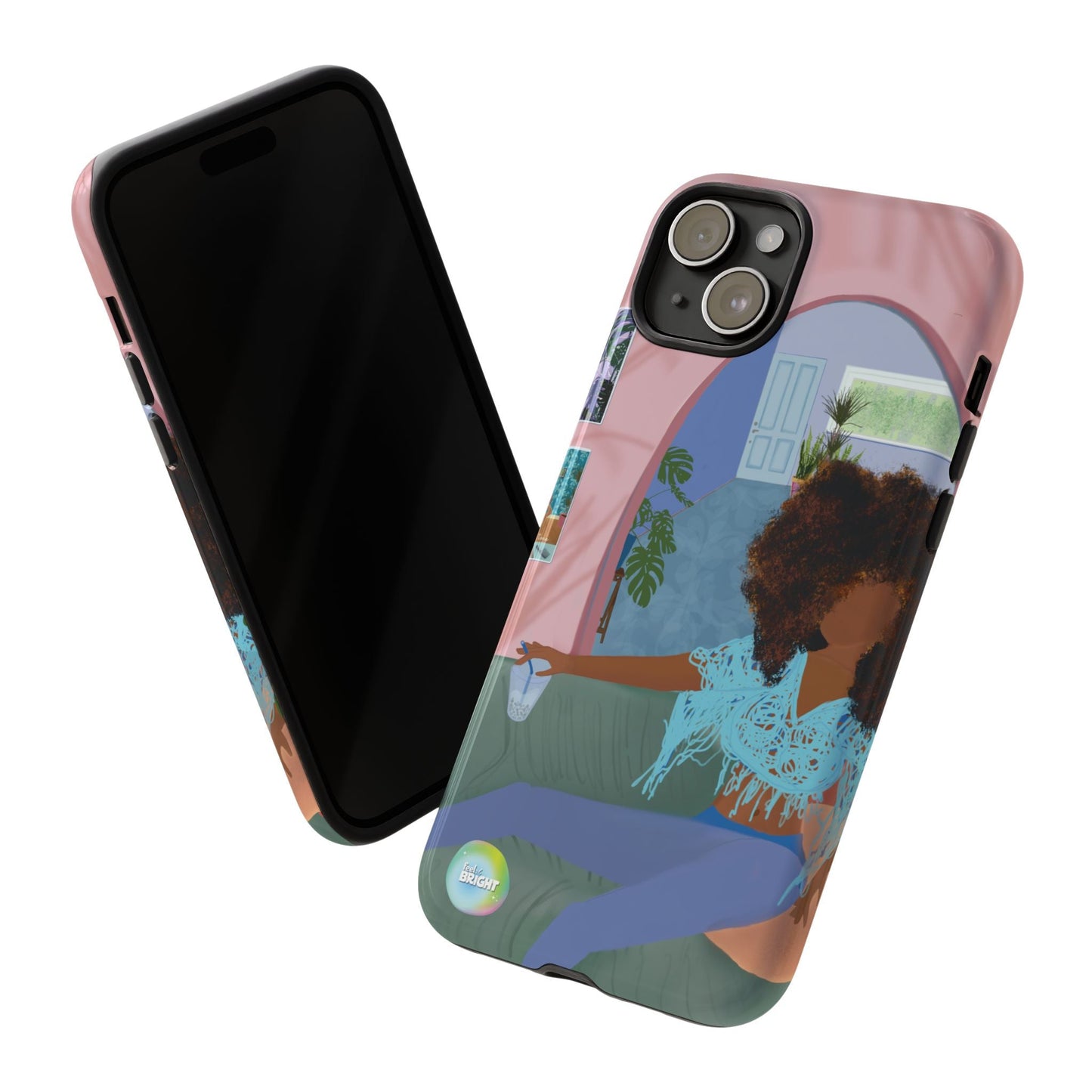Bubble Tea Tough Cases: Artistic Phone Case for Self - Care and Empowerment - Feel BrightBubble Tea Tough Cases: Artistic Phone Case for Self - Care and EmpowermentPhone Case