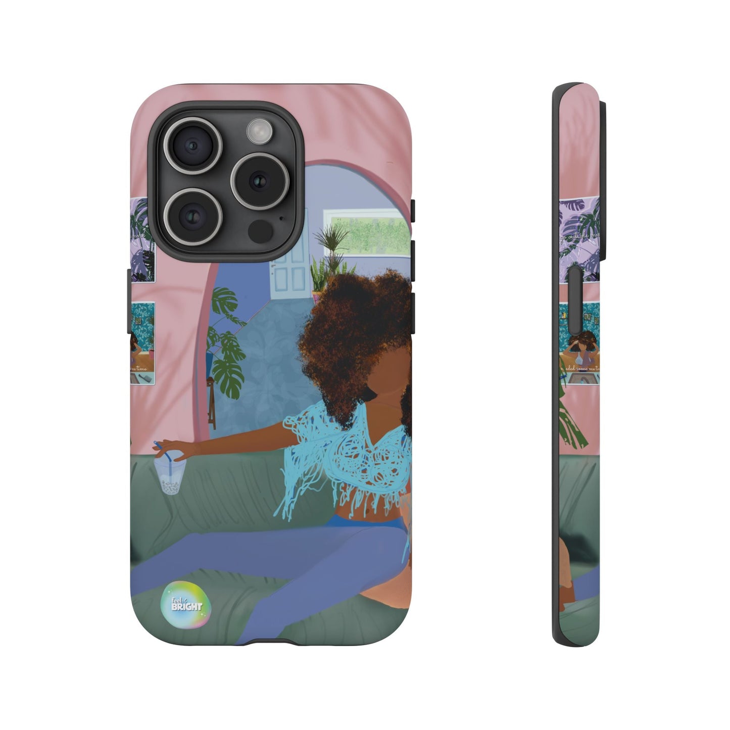 Bubble Tea Tough Cases: Artistic Phone Case for Self - Care and Empowerment - Feel BrightBubble Tea Tough Cases: Artistic Phone Case for Self - Care and EmpowermentPhone Case