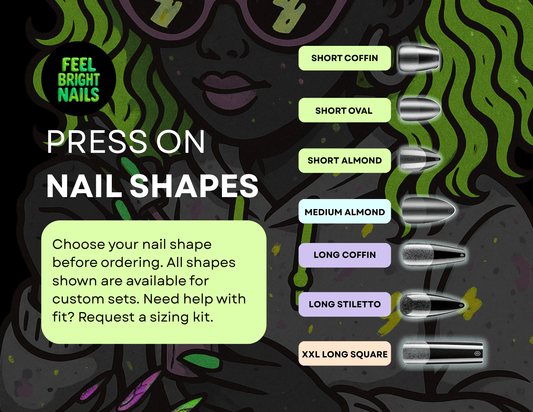 Custom Press Ons by Feel Bright Nails - Feel BrightCustom Press Ons by Feel Bright NailsNails