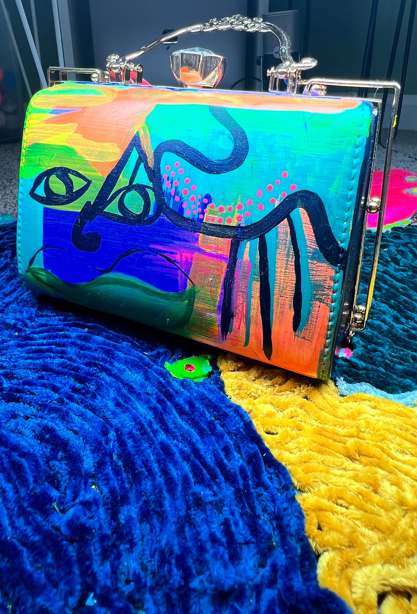 Original Painted Handbag