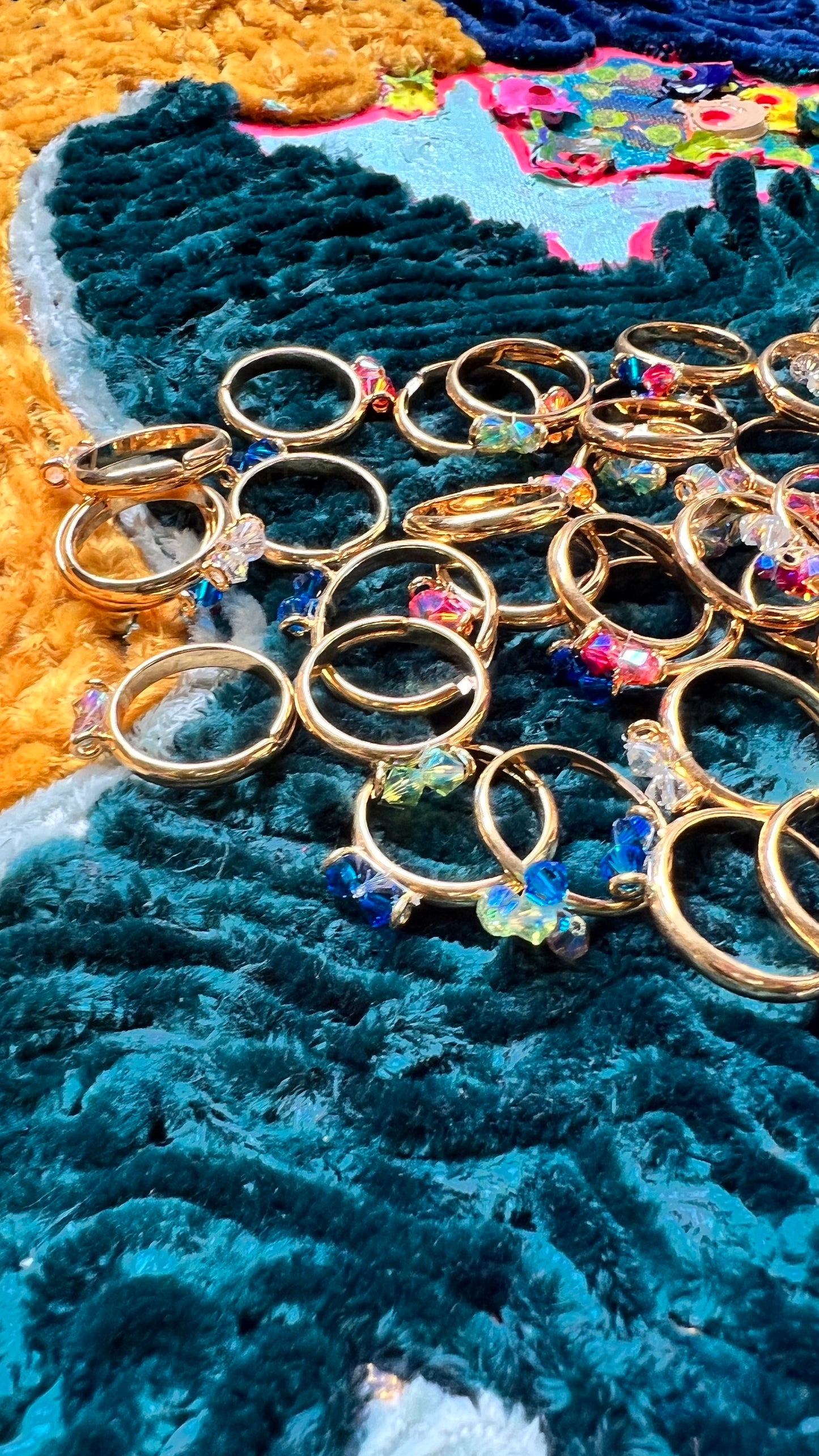 Radiant Glitz Ring - 3 Set