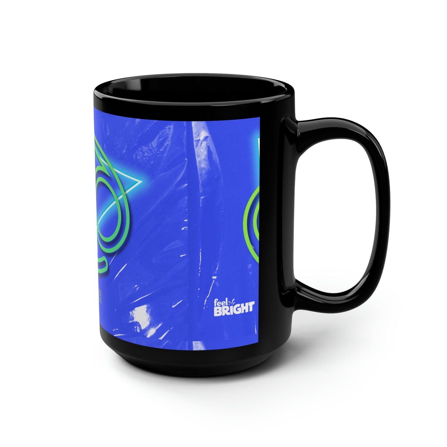 Cancer Feel Bright Black Mug, 15oz