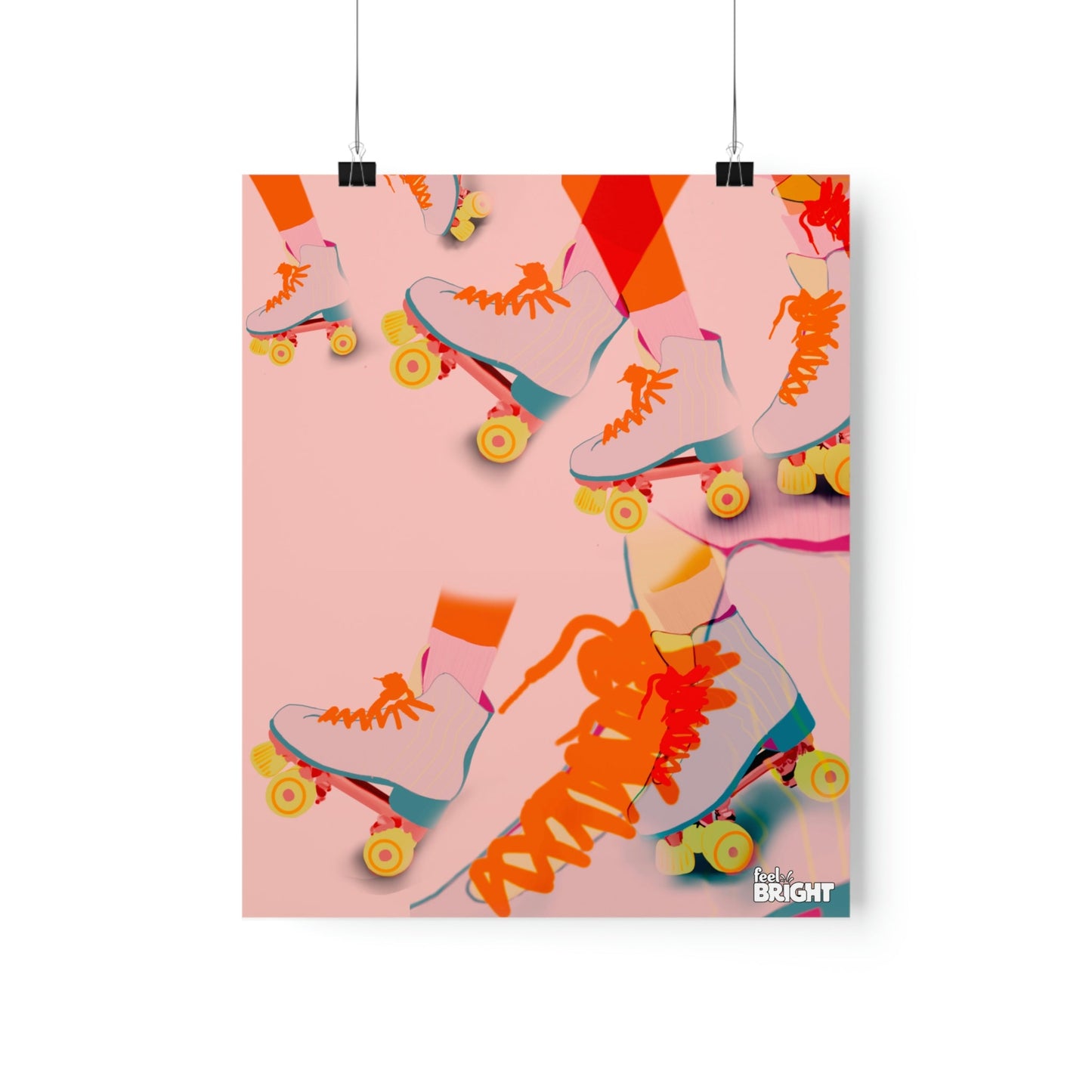 Roll Bounce Premium Matte Print - Feel BrightRoll Bounce Premium Matte PrintPoster
