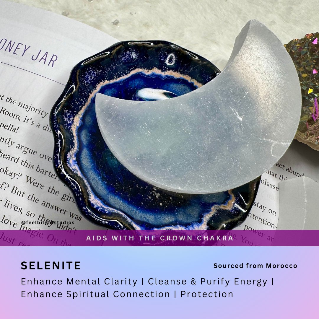 Selenite Moons - Feel BrightSelenite Moons