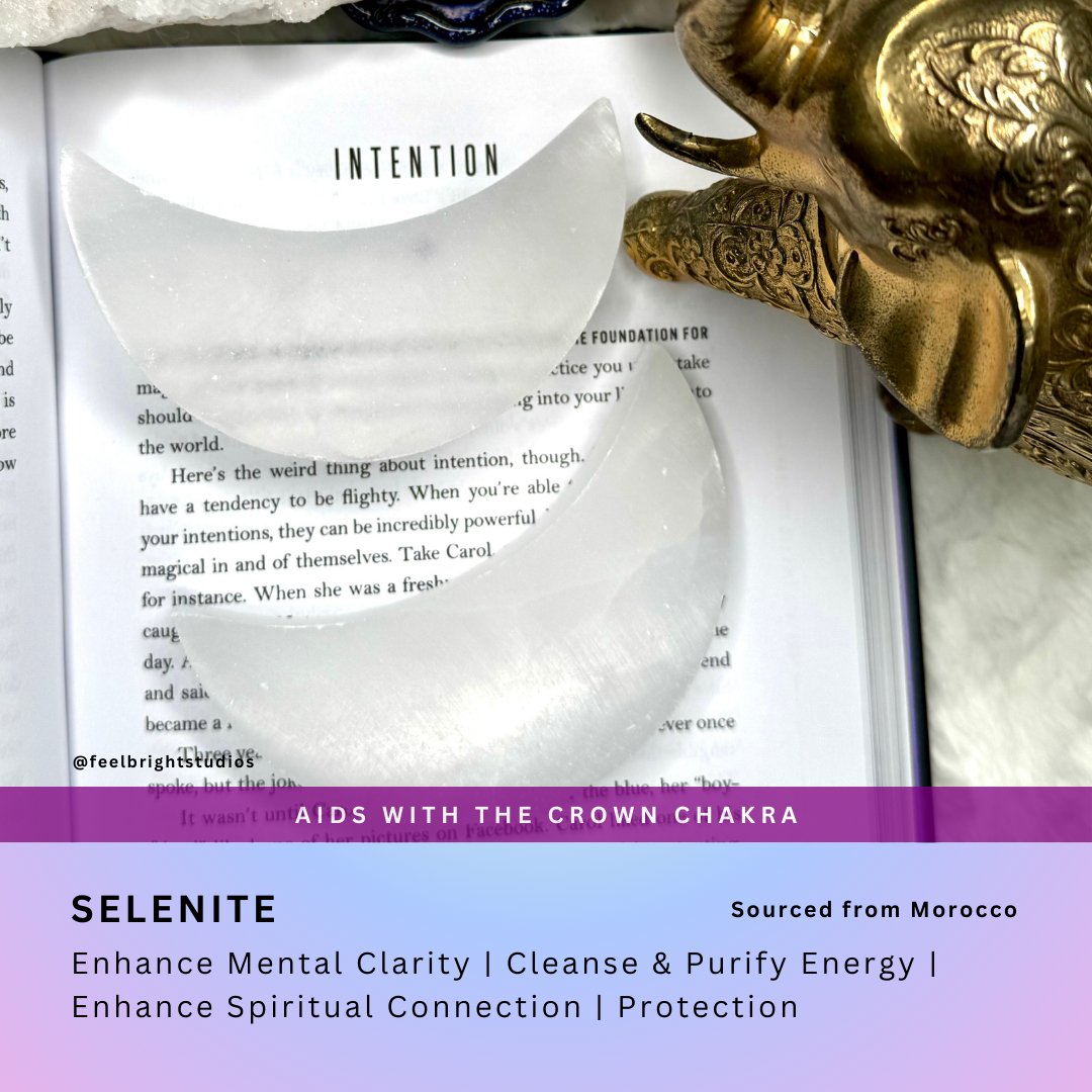 Selenite Moons - Feel BrightSelenite Moons