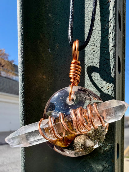 Mini Orgonite Statement Pendant