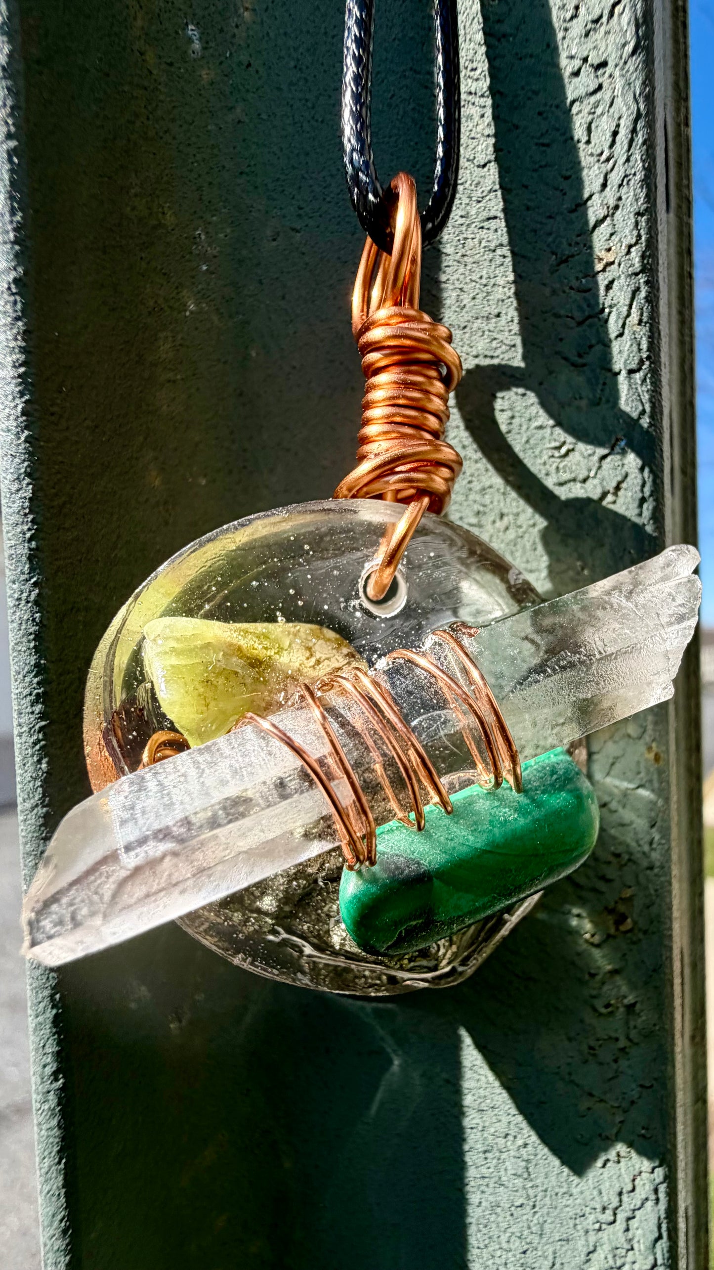Mini Orgonite Statement Pendant