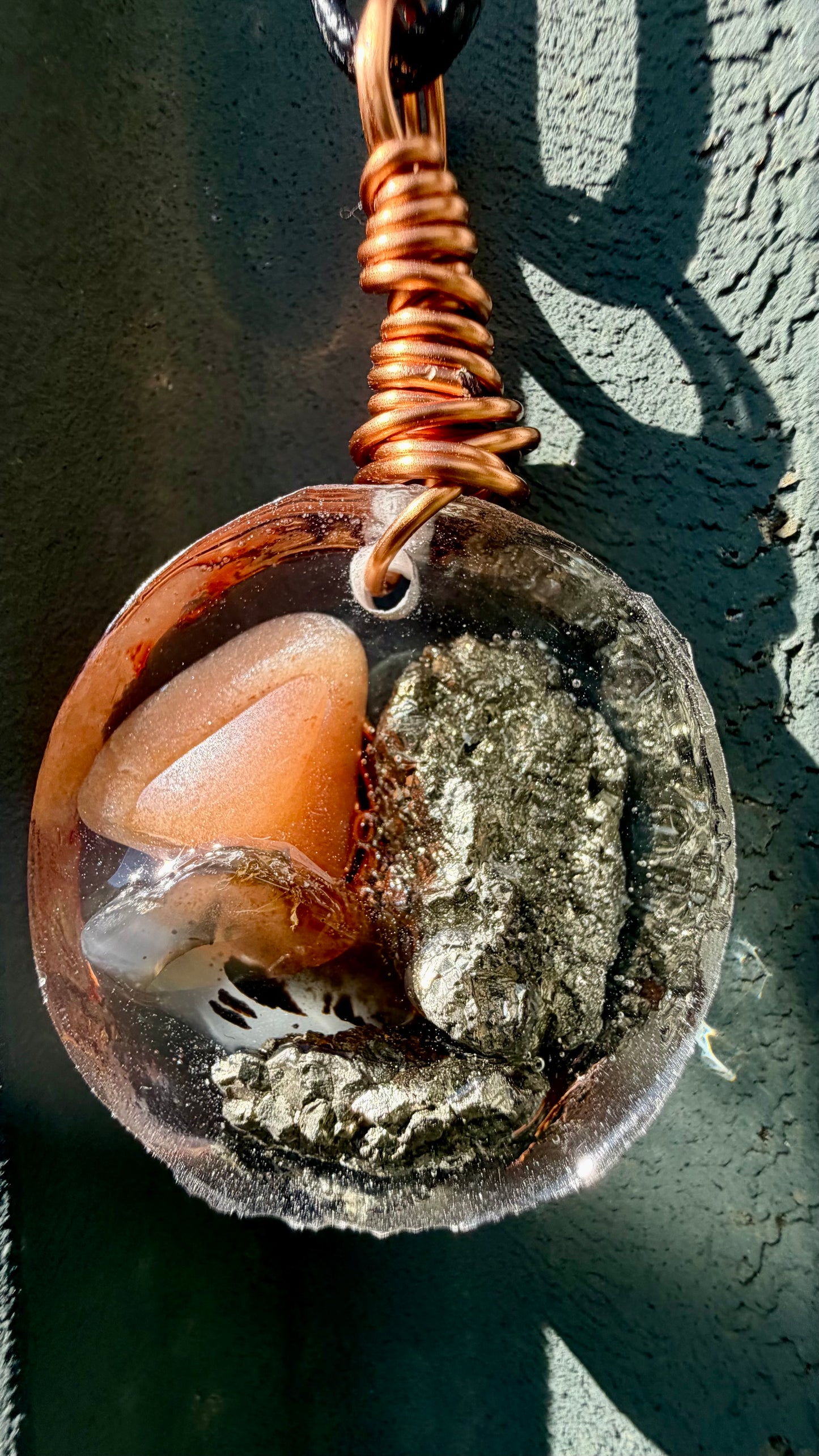 Mini Orgonite Statement Pendant