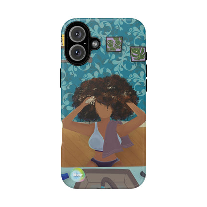 Me Time Tough Cases: Artistic Phone Case for Self-Care and Empowerment
