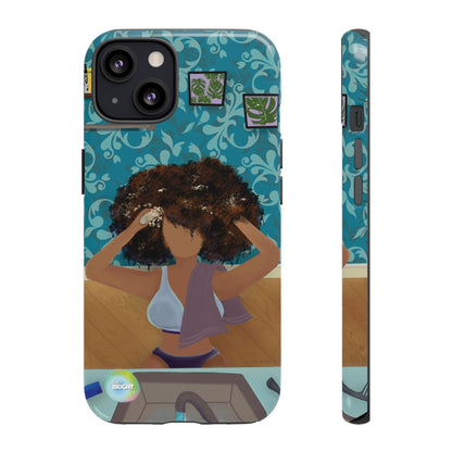 Me Time Tough Cases: Artistic Phone Case for Self-Care and Empowerment