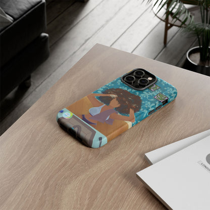 Me Time Tough Cases: Artistic Phone Case for Self-Care and Empowerment