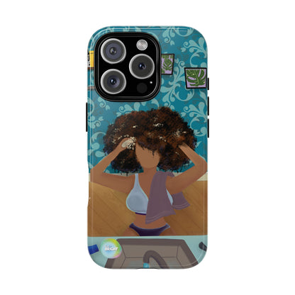 Me Time Tough Cases: Artistic Phone Case for Self-Care and Empowerment