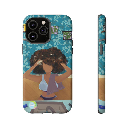 Me Time Tough Cases: Artistic Phone Case for Self-Care and Empowerment